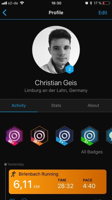 New "level" badges? - Garmin Mobile iOS - Mobile Apps & Web Garmin Forums