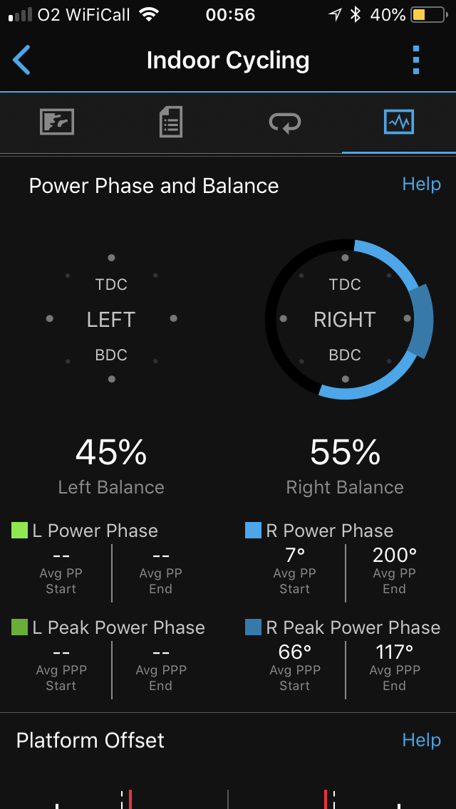 No power phase data for L pedal Vector 3 Cycling Garmin Forums