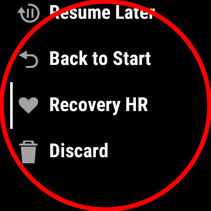 Recovery Heart Rate: Always 3 Bpm - Garmin Connect Mobile Android 