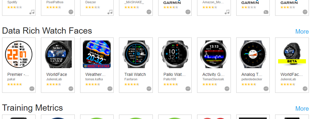 Connect IQ Store 2.1 and Web Update