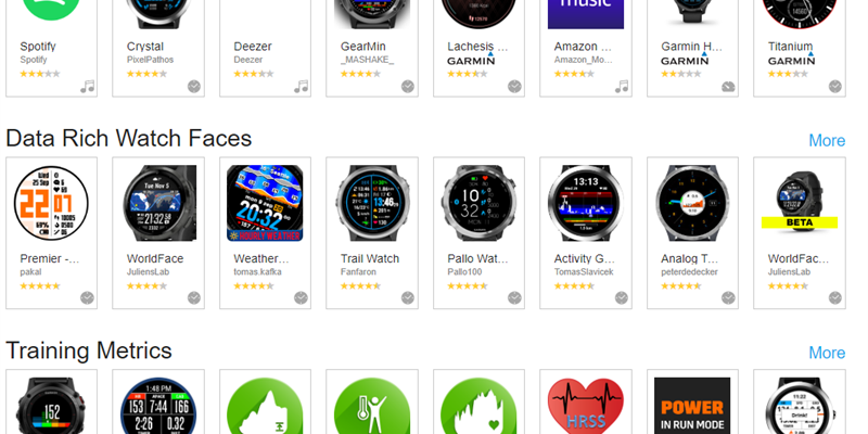 Garmin connect top iq store