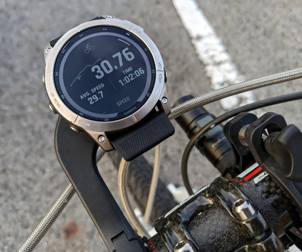 garmin fenix 6 pro mountain bike