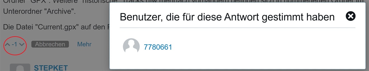 negative Bewertung