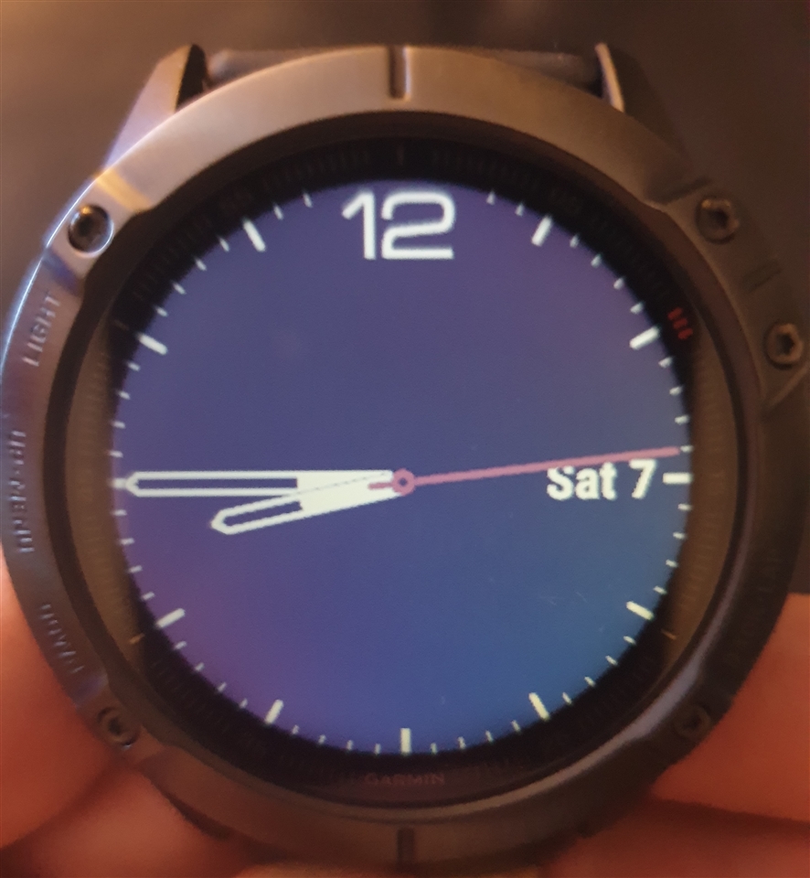 Garmin fenix 6 online blue backlight