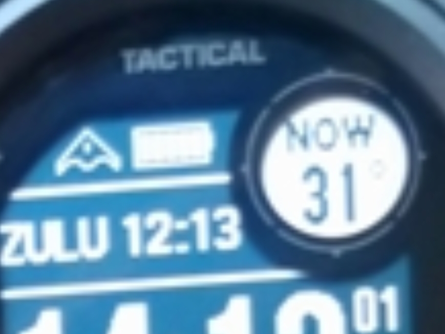 What does the pyramid symbols next to the battery mean? Instinct 2