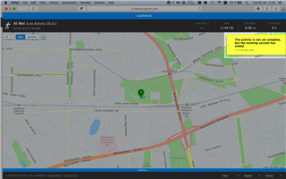 garmin connect live tracking