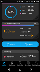 minutes not displaying my day Garmin Connect Mobile Android - Mobile Apps & Web - Garmin Forums