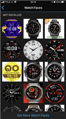 not installed watch faces