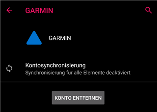 erfaring Plakater Baron Konto notwendig oder kann es gelöscht werden? - Garmin Connect Mobile  Android - Mobile Apps & Web - Garmin Forums