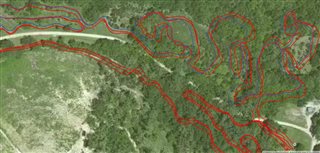 GPS drifting on each lap