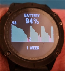 New Garmin Fenix 6 pro battery drained 33% in 12 hours, no GPS nothing  other than this watch face (photo) and phone connection that showed ~50/60  notifications during the day. I have