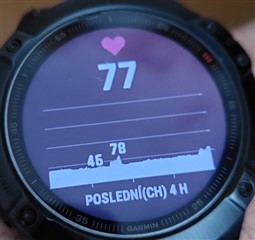 Heart rate on watch