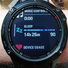 Garmin fenix 6 sleep widget sales