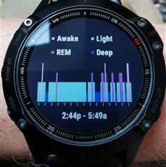 fenix sleep tracking