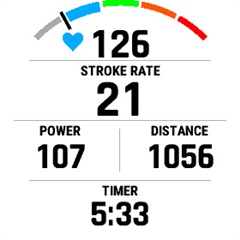 Garmin store stroke rate