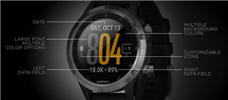 Garmin no frills hot sale watch face