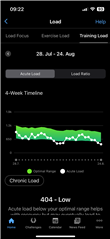 Training Load on GC