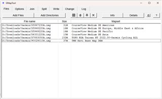 GMaptool img info