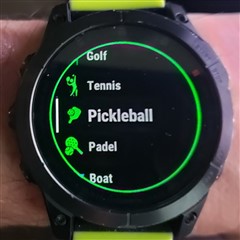 In activities I do not see Pickleball or even tennis . Are they in