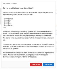 garmin action required email