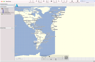 rendering map correctly, yellow background overlays half map Basecamp Mac - Mac/Windows Software - Garmin Forums
