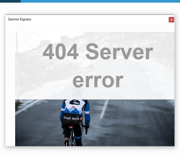 404 Server error