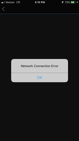 Network connection error - Garmin Mobile iOS - Mobile Apps & Web - Garmin Forums
