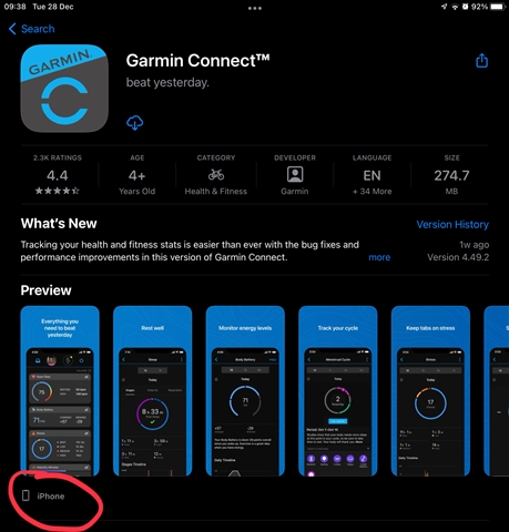 Garmin Connect for Ipad - Garmin Connect Mobile iOS - Apps & Web - Garmin Forums