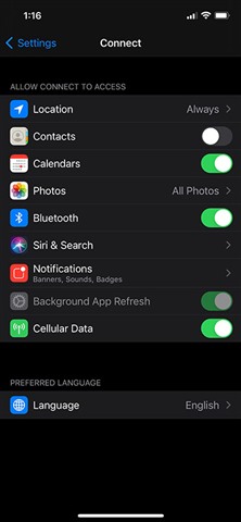 connect garmin watch to iphone