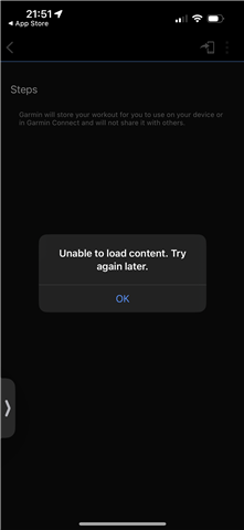 error message screenshot