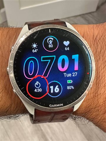 Timer widget