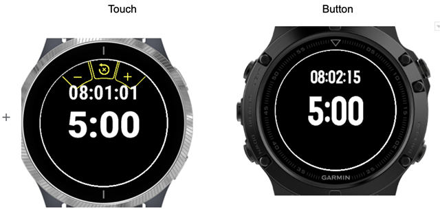 Disable touch programmatically Discussion Connect IQ Garmin