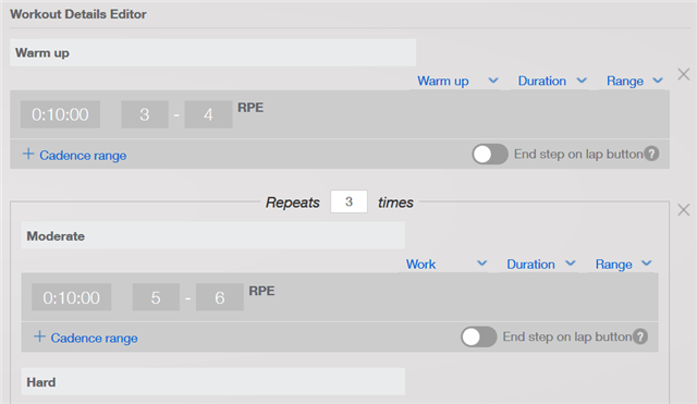 garmin edge 130 workouts