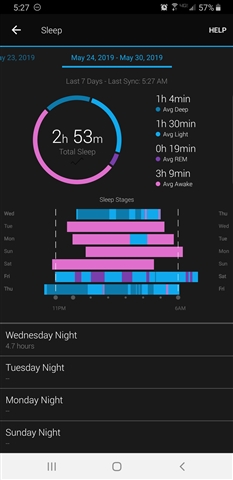 fenix 5 sleep tracking
