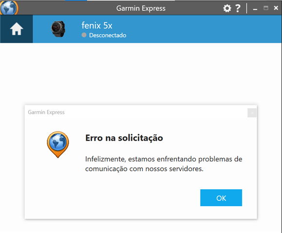 Garmin fenix 5x online problemas
