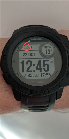 mærke navn sjæl Triumferende Stealth - Is there a way to get rid of stealth icon on this watch face? -  Instinct - Wearables - Garmin Forums