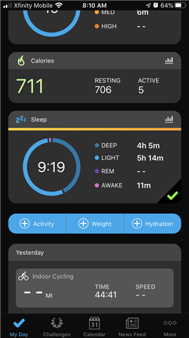 garmin with sleep tracking