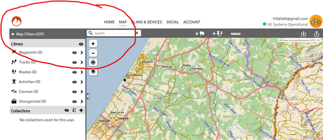 Garmin explore website shop