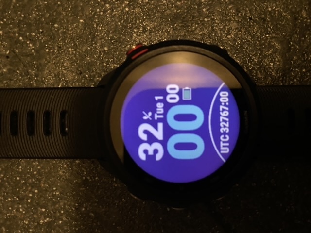 Time displaying 32 00 Forerunner 245 Series Running Multisport