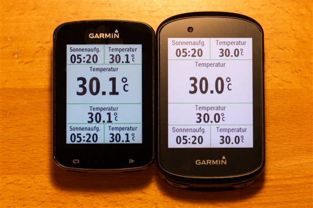 Konfrontere yderligere melodisk Font size of data fields in comparison to Edge 820 - Edge 530 - Cycling -  Garmin Forums