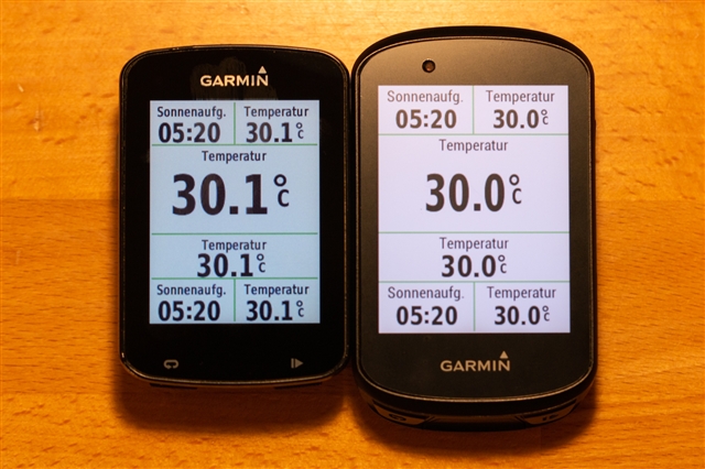 Font size of data fields in comparison 