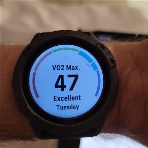 VO2max widget running/cycling icons visibility - fēnix 6 Series ...