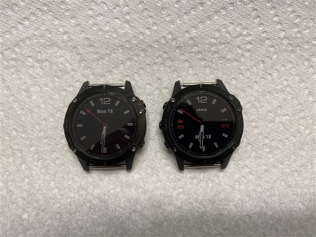 Comparison of 6 Sapphire in Black and Carbon Gray DLC - very