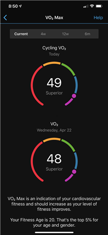 why does VO2 max display results for both cycling VO2 max and VO2 max if all activities are cycling, no runs? - fēnix 6 series - Wearables Garmin Forums