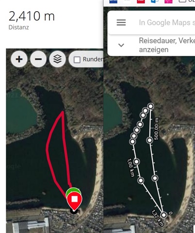 Open water swimming wrong distance measurement Garmin Swim 2