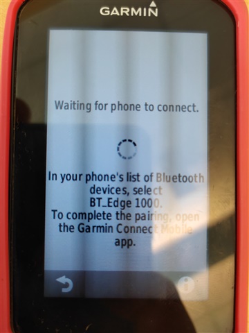 James Dyson tynd Lige No Bluetooth pairing on 15.30 - Edge 1000 - Cycling - Garmin Forums
