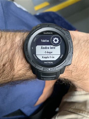 garmin instinct solar battery