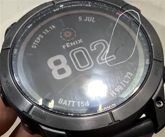 Garmin sale sapphire glass