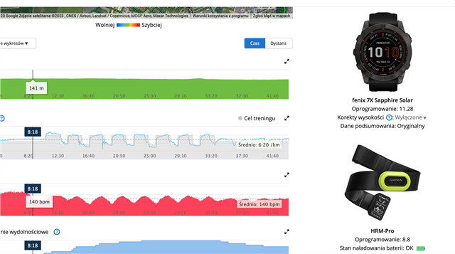 External heart rate online monitor garmin