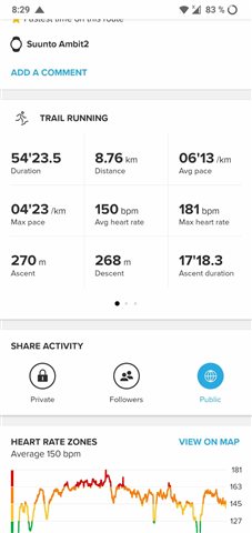 trail run with ambit2 